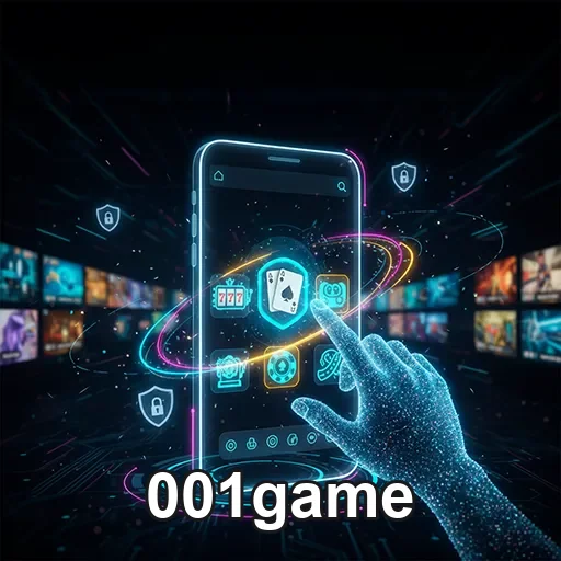 Captura de tela do App06 do 001game, mostrando funcionalidades do site 001game para jogos e entretenimento.