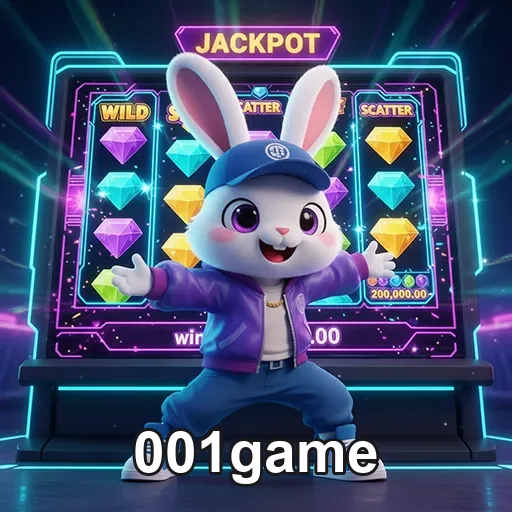 Tela do casino online da 001game em PWA otimizada